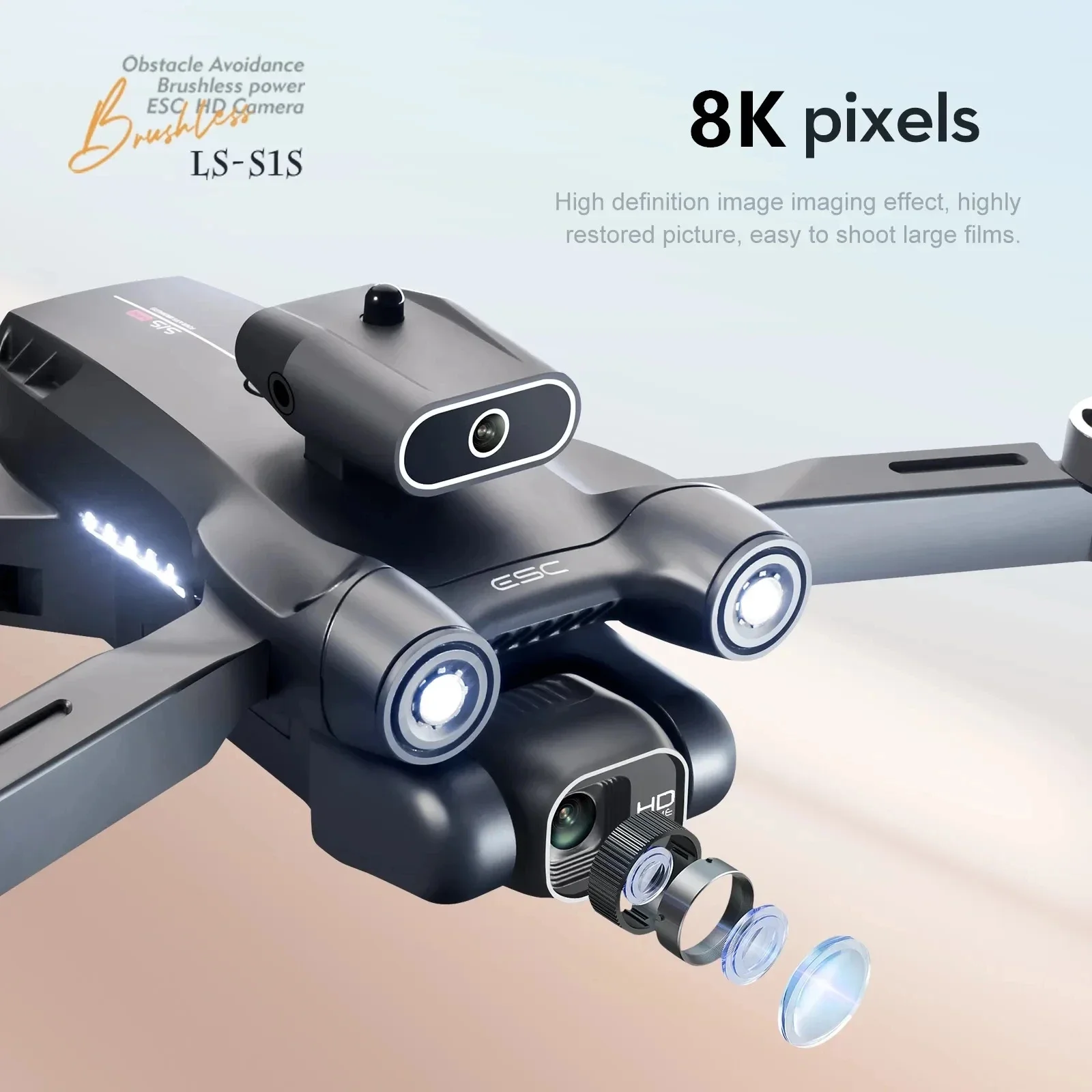 New S1S 5G GPS Drone Camera 8K - Drone Multispectral recensie en prijs