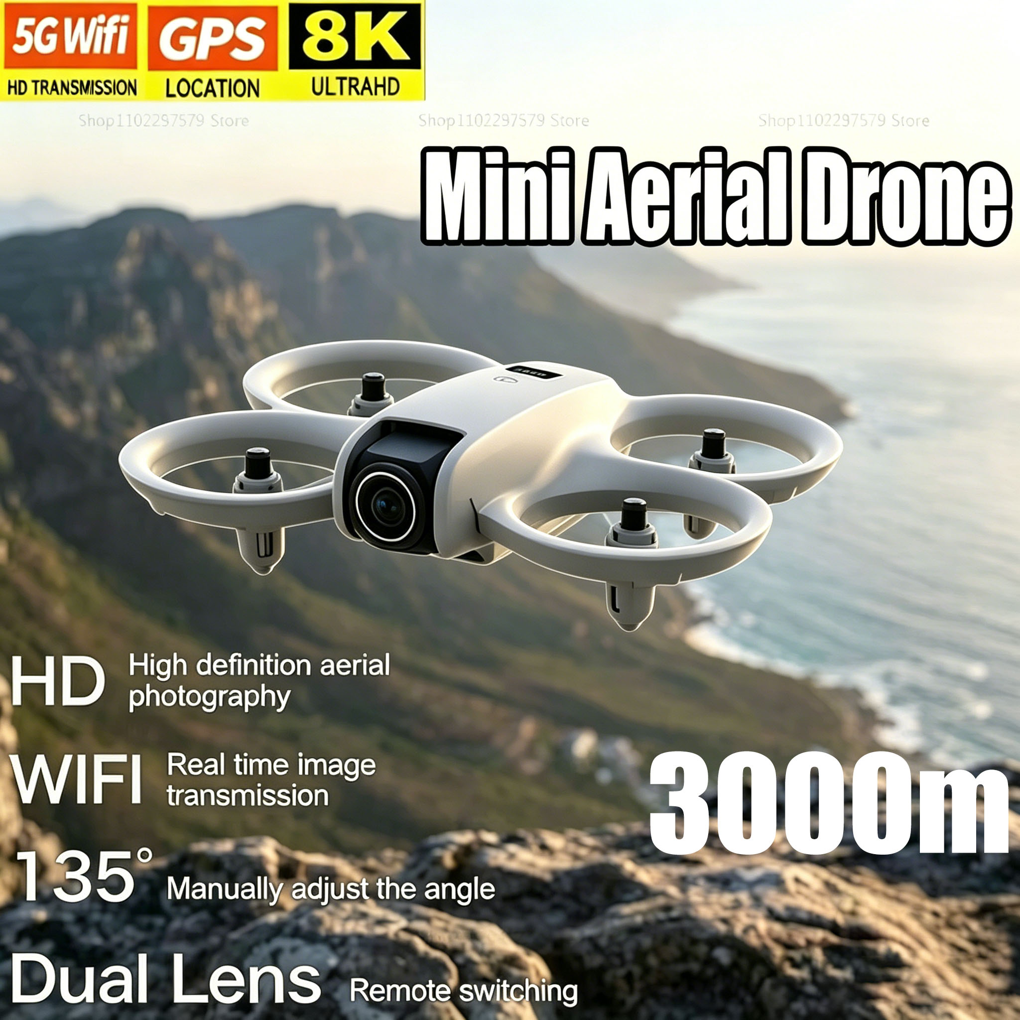 Mini Drone with 8K HD Camera F - Drone Video Production recensie en prijs