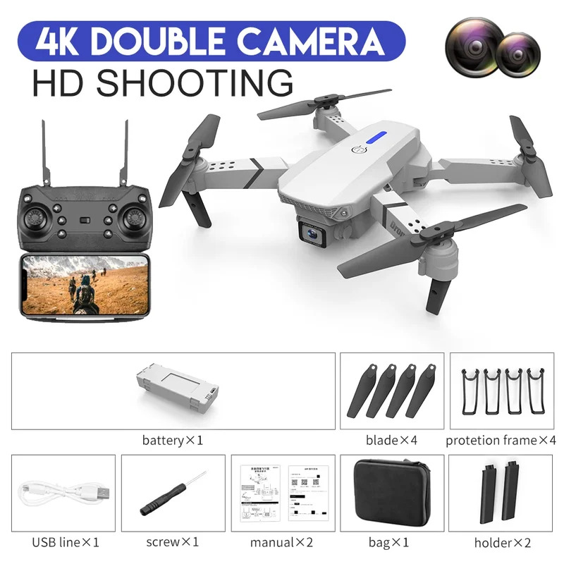 E88 ProIntelligent Folding Dro - Drone Aerial Photography recensie en prijs