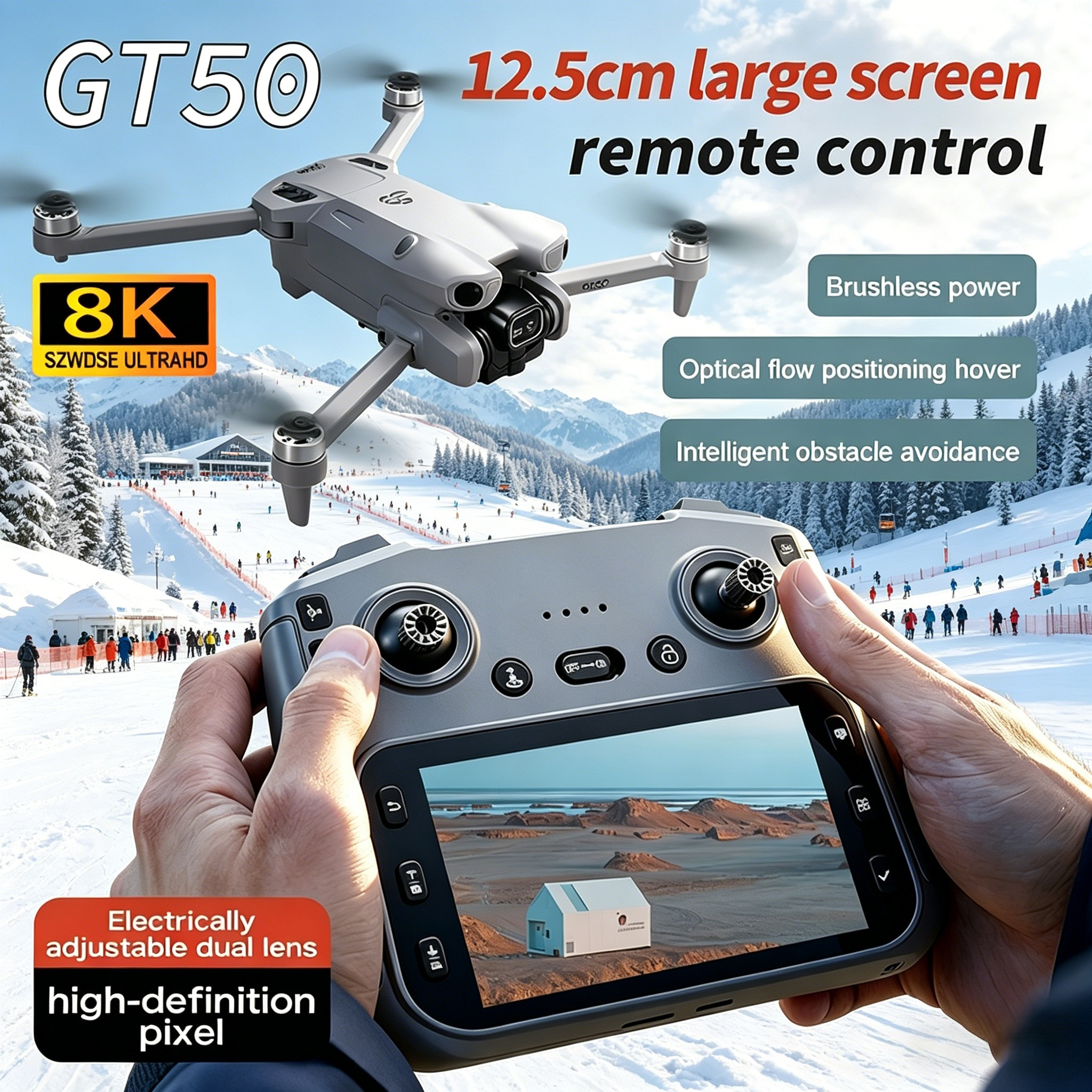GT50 PRO MIni 5 pro RC Drone 8 - Drone Video Production recensie en prijs